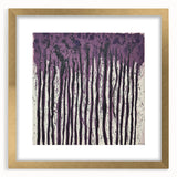 Dining Room Wall Art Collection - Abstract Purple Drip Design