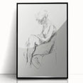 Abstract figurative art piece framed in black acrylic, showcasing vibrant colors and dynamic shapes, perfect for modern home decor and artistic expression.