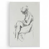 Abstract figurative canvas art displaying vibrant colors and dynamic shapes, perfect for modern decor, adding a contemporary touch to any space.