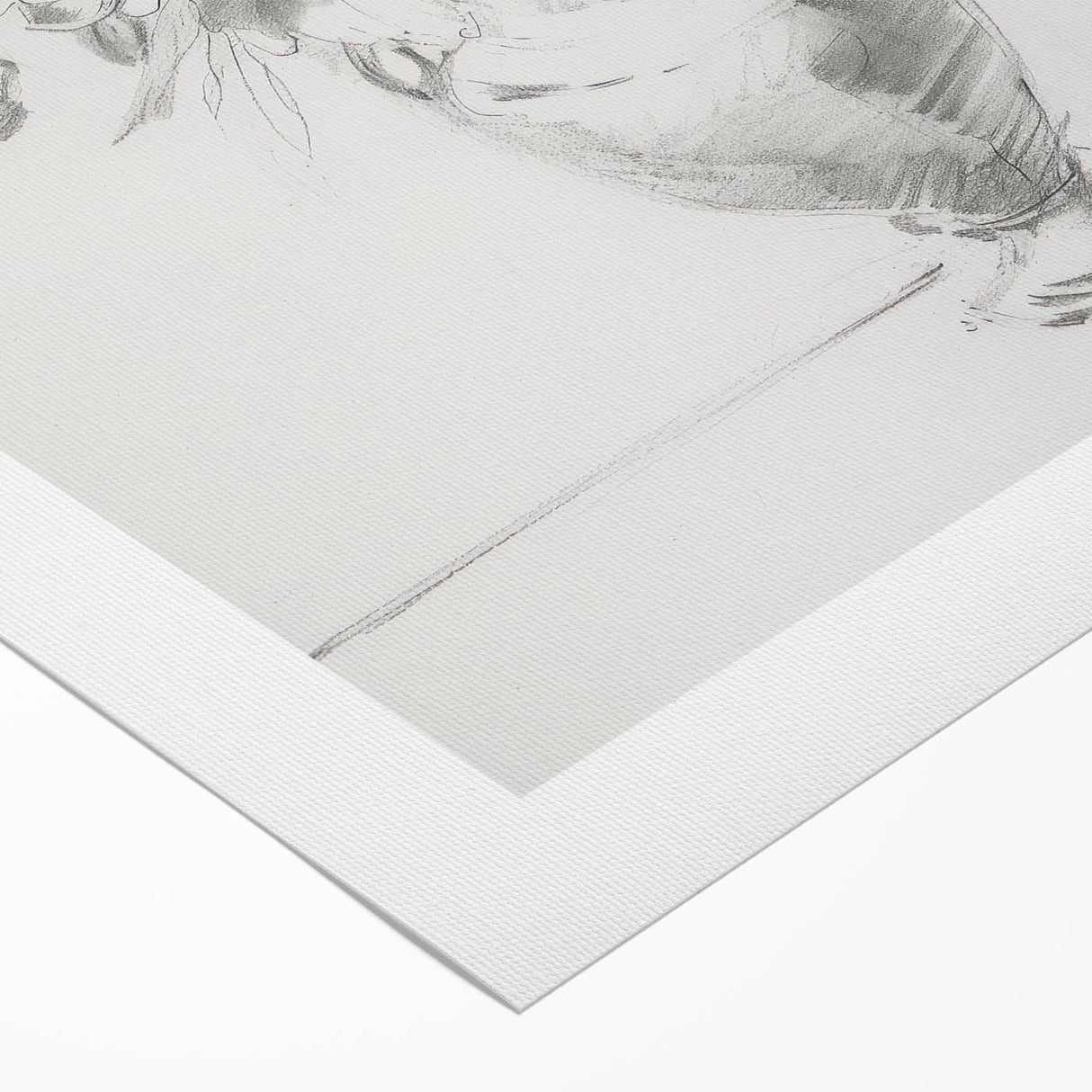 Vibrant rolled canvas showcasing an abstract floral design in soft pastels, elegantly packaged in a protective cardboard tube for art enthusiasts. Perfect for contemporary home decor.