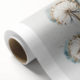 Abstract floral design rolled canvas featuring vibrant colors and intricate patterns, showcasing a modern artistic interpretation of flowers, ideal for contemporary home decor.