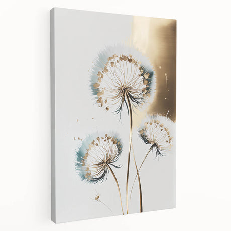 Abstract floral design on stretched canvas, showcasing vibrant colors and intricate patterns. Perfect for modern home decor, adding a touch of elegance to any room.