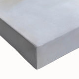 Close-up of a vibrant abstract landscape stretched canvas featuring rich blues, greens, and textures, ideal for modern home decor and art enthusiasts.