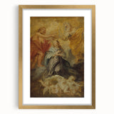 Baroque and Rococo Wall Art - The Coronation of the Virgin - Print