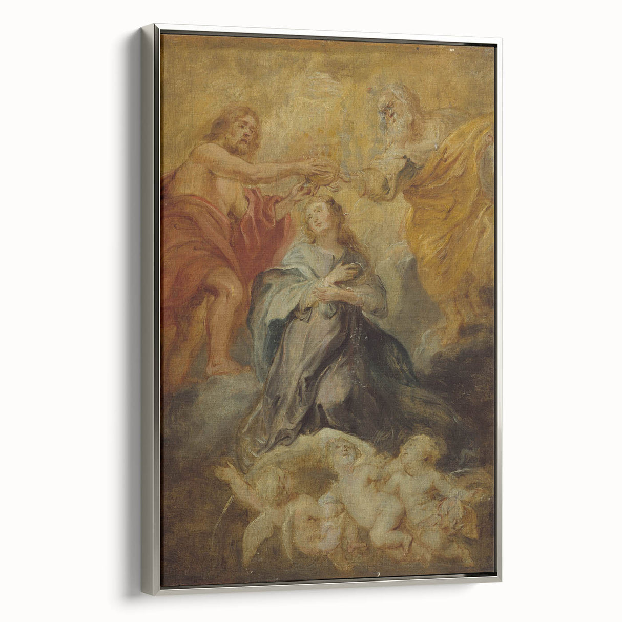 Baroque and Rococo Wall Art - The Coronation of the Virgin - Print