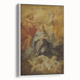 Baroque and Rococo Wall Art - The Coronation of the Virgin - Print