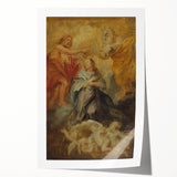 Baroque and Rococo Wall Art - The Coronation of the Virgin - Print