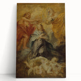 Baroque and Rococo Wall Art - The Coronation of the Virgin - Print