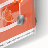 Large abstract wall art in mid-century modernist style, featuring muted earth tones on acrylic glass.