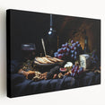 Large canvas print featuring a colorful fruit assortment, ideal for kitchen wall art.