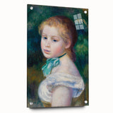 Impressionist Portrait Wall Art - Renoir's Head of a Young Girl Print