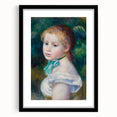Impressionist Portrait Wall Art - Renoir's Head of a Young Girl Print