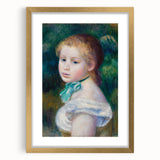 Impressionist Portrait Wall Art - Renoir's Head of a Young Girl Print