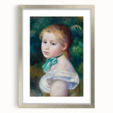 Impressionist Portrait Wall Art - Renoir's Head of a Young Girl Print