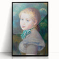 Impressionist Portrait Wall Art - Renoir's Head of a Young Girl Print