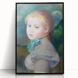 Impressionist Portrait Wall Art - Renoir's Head of a Young Girl Print