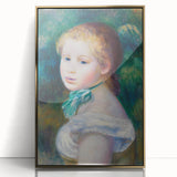 Impressionist Portrait Wall Art - Renoir's Head of a Young Girl Print