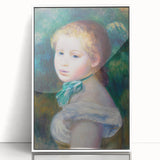 Impressionist Portrait Wall Art - Renoir's Head of a Young Girl Print