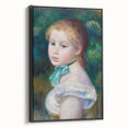 Impressionist Portrait Wall Art - Renoir's Head of a Young Girl Print