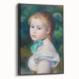 Impressionist Portrait Wall Art - Renoir's Head of a Young Girl Print