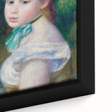 Impressionist Portrait Wall Art - Renoir's Head of a Young Girl Print