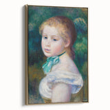 Impressionist Portrait Wall Art - Renoir's Head of a Young Girl Print