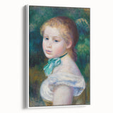 Impressionist Portrait Wall Art - Renoir's Head of a Young Girl Print