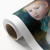 Impressionist Portrait Wall Art - Renoir's Head of a Young Girl Print