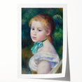 Impressionist Portrait Wall Art - Renoir's Head of a Young Girl Print