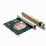 Impressionist Portrait Wall Art - Renoir's Head of a Young Girl Print