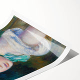 Impressionist Portrait Wall Art - Renoir's Head of a Young Girl Print