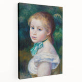 Impressionist Portrait Wall Art - Renoir's Head of a Young Girl Print