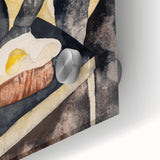 Vaudeville Acrobats - Playful Modern Wall Art in Vintage Tones