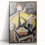 Vaudeville Acrobats - Playful Modern Wall Art in Vintage Tones