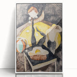 Vaudeville Acrobats - Playful Modern Wall Art in Vintage Tones