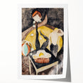 Vaudeville Acrobats - Playful Modern Wall Art in Vintage Tones