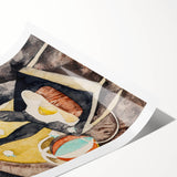 Vaudeville Acrobats - Playful Modern Wall Art in Vintage Tones