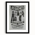 Journey Retro Wall Art Vintage Prints Black and White Poster