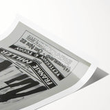 Journey Retro Wall Art Vintage Prints Black and White Poster