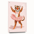 Dancing Ballerina Tiger Wall Art - Girls Room & Nursery Decor