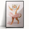 Dancing Ballerina Tiger Wall Art - Girls Room & Nursery Decor