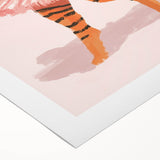 Dancing Ballerina Tiger Wall Art - Girls Room & Nursery Decor