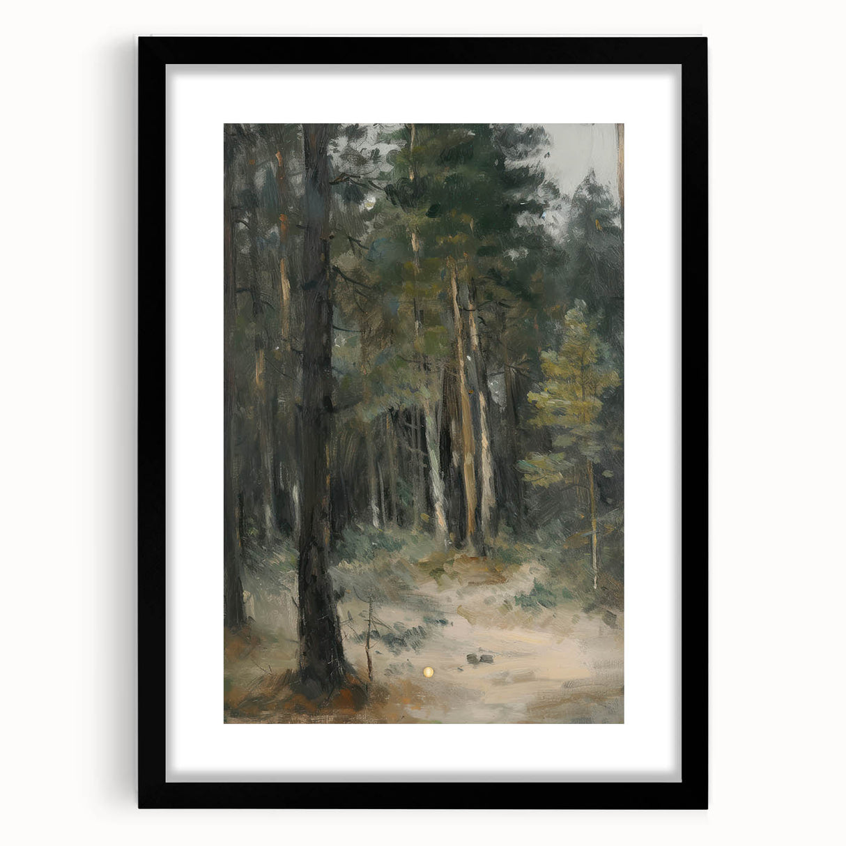 Abstract floral frame with a black mat, showcasing a vibrant, colorful design. Ideal for home decor, enhancing modern interiors with its artistic appeal.