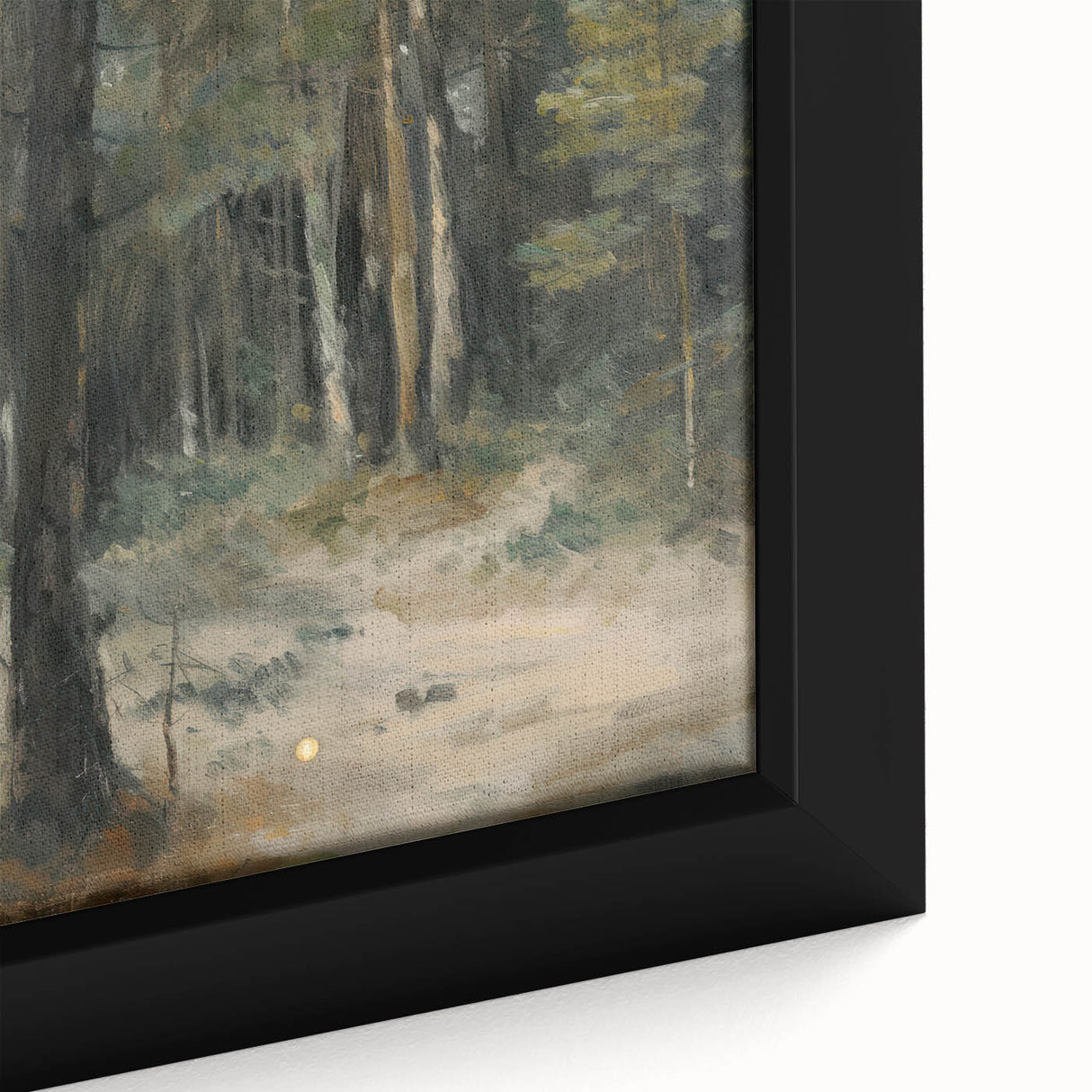 Close-up of a vibrant abstract floral framed canvas artwork showcasing bold colors and intricate details, ideal for enhancing modern home decor.