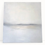 Abstract landscape canvas art featuring vibrant colors in a modern design, showcasing a blend of blues, greens, and earth tones, perfect for contemporary home decor.