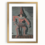 Expressionist Art - Unique Abstract Expressionism Pierrot Wall Decor