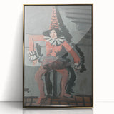 Expressionist Art - Unique Abstract Expressionism Pierrot Wall Decor