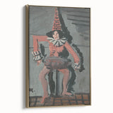 Expressionist Art - Unique Abstract Expressionism Pierrot Wall Decor