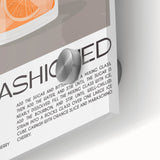 Large abstract wall art in mid-century modernist style, featuring vibrant hues on acrylic glass.