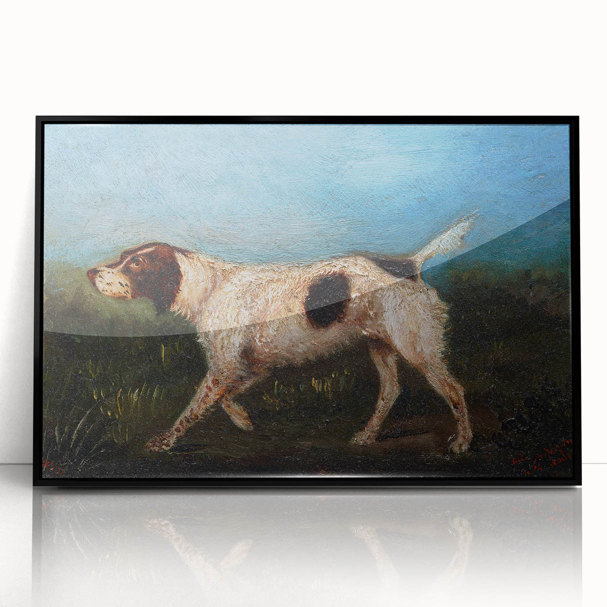Impressionist Dog Portrait Wall Art - Toulouse-Lautrec Inspired Print